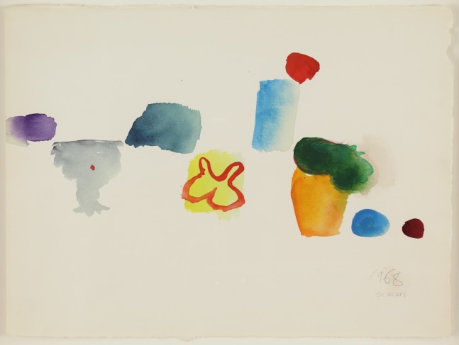 Untitled, 1968, watercolor on paper, 14 1/2 x 18 1/4 inches

Available