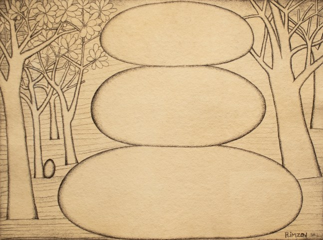 N.N. Rimzon
A Shrine Near the Trees | 2020
Charcoal on paper
26″ x 34″
TG 4677