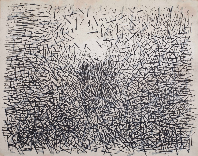 Arpita Singh
Untitled, 1980
Poster paint on paper
17 1/2" x 21 1/2"
TG 3865
