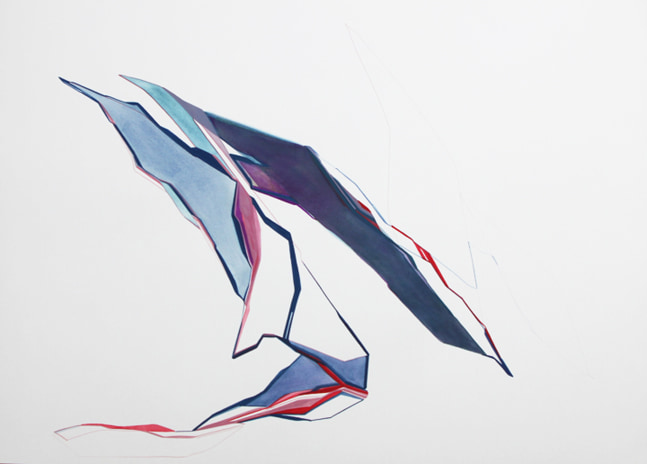 Yelp, 2015
Gouache on paper
19.7” x 27.6”