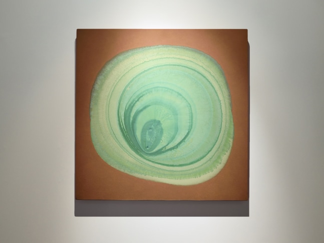 Trapped in, 2018-19
Clay and pigments on canvas
44” x 44”