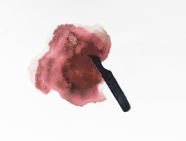 Cut, 2014
Watercolor pencil on paper
9" x 12.13"        