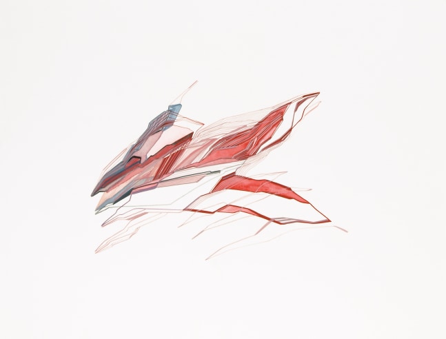 I saw that first! 2010
Gouache on paper
10 1/2" x 13 3/4"