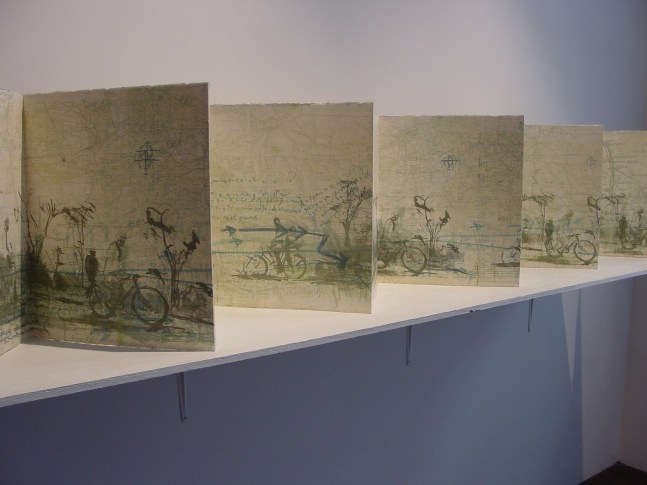 Ameen Dhillon
The Mango Tree II (Detail), 2000
Lithograph Accordion Fold Book, 17" x 163"