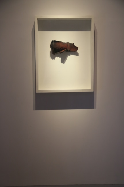 Fragmented Conversation, 2015
Plaster of paris, watercolor, soot & pigment
25” x 32” x 4”