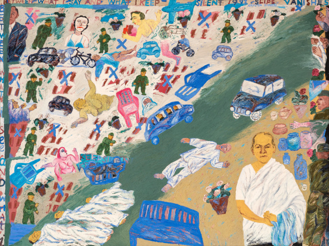 Arpita Singh
My Mother, 1993
Oil on canvas
137.2 x 182.9 cm