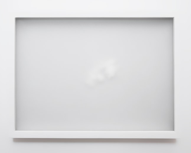 Untitled, 2017
Acrylic, fiberglass and cotton
17" x 23"