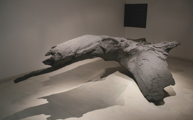 Tree Inside, 2006-2007
Fiberglass, silicone, charcoal on paper
138” x 47” x 83” (cast)  58” x 76” (drawing)
 