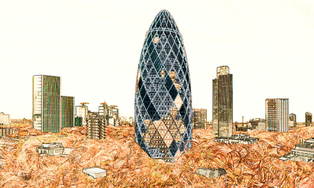 The Orange Merkin Strikes Again, 2016
Digital print on Hahnemuhle paper
9.5&amp;rdquo; x 16&amp;rdquo; | Framed: 10.5 x 16.75
TG 3797