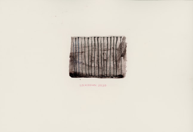 Lockdown, 2020
Watercolor and pencil on paper
9.75” x 12.75”
TG 4623