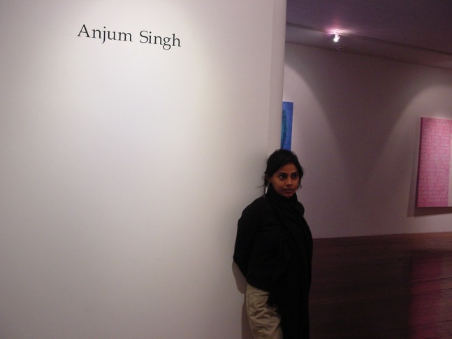 Exhibition View with Artist