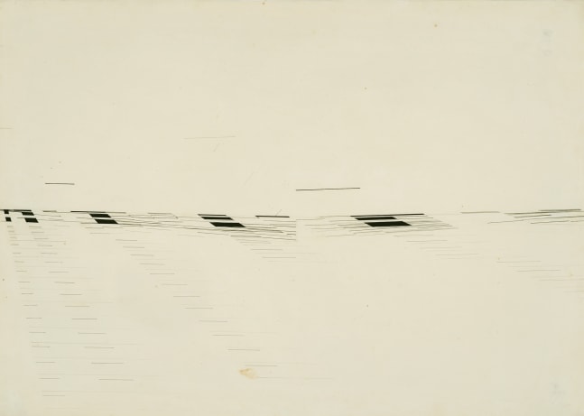 Untitled, ca. late 1970s - early 1980s 
Ink and graphite on paper
19 1/2” x 27”
TG 1657