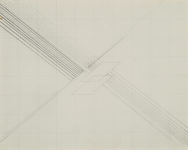 Untitled | ca. 1980s
Graphite on graph paper
8" x 10" | Framed: 15.75" x 17.75"
TG 2402