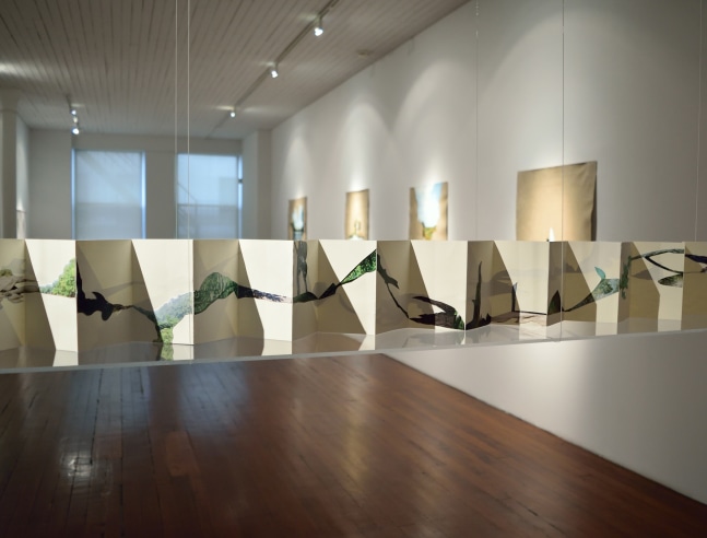 Land and Water, 2014
Collage book
5.5&amp;Prime; x 81&amp;Prime; x 4&amp;Prime;
TG 3539