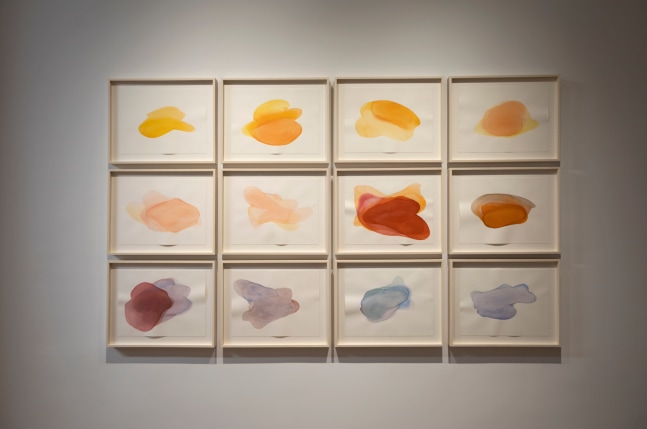 Shifting Surface | 2024
Watercolor on paper
Framed: 16” x 19.75” | Unframed: 11.81” x 15.75” (Each of 12)
Overall dimensions: 50” x 82”
TG 5134