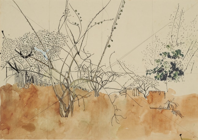 Untitled, ca. 1960
Ink, graphite and watercolor on paper
13 3/5” x 19 3/10”
TG 1282