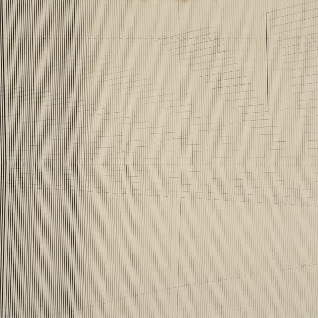 Untitled, ca. 1970s
Ink and graphite on paper
18 3/4" x 18 3/4"