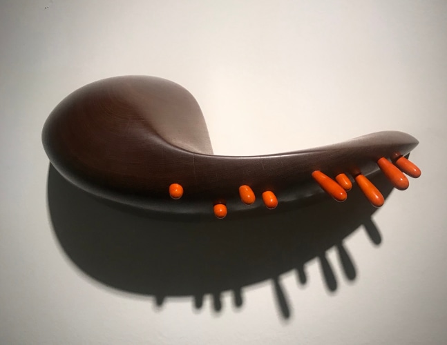Prelude, 2019
Teak wood and lacquered wood
5 1/2” x 14” x 5 1/2”