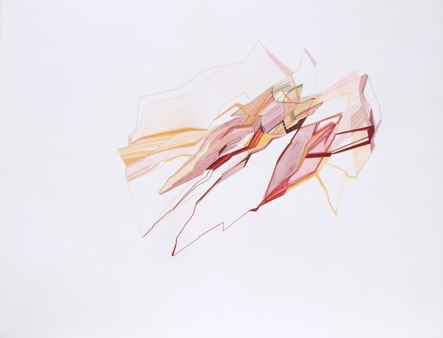 Khat Khat Khat, 2010
Gouache on paper
10 1/2″ x 13 3/4″