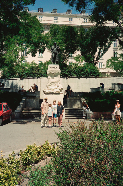 Al-An deSouza and Yong Soon Min
Tress/Pass: Goya, 1998/2024
Performance documentation, digital inkjet print
16" x 12"