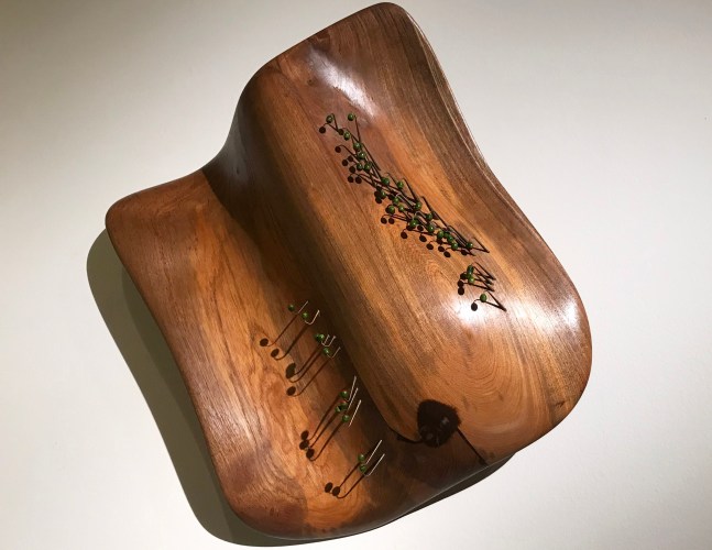 Peppercorn, 2018
Teak wood and lacquered wood
23 1/2” x 24” x 3 1/2”