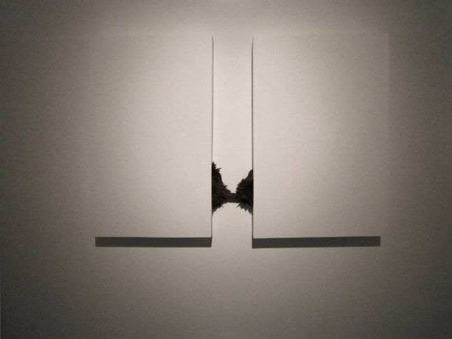 Untitled, 2009
Fiberglass, magnet, wood, acrylic, and rust
18 1/4" x 26 3/4" 