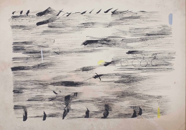 Arpita Singh
Untitled, 1976
Ink and pastel on paper
13 1/2" x 19 1/2"
TG 3840