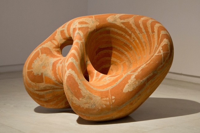 See the sea in the shell, 2016-2018
Terracotta tiles and cement
35" x 28" x 22"