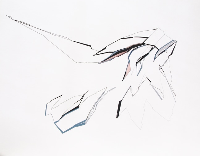 Ok Ok Now Stop Right There! 2010
Gouache on paper
10 1/2" x 13 3/4"