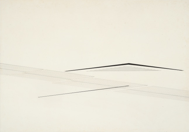 Nasreen Mohamedi
Untitled, ca. 1980
Ink and graphite on paper
19" x 27"
TG 1658