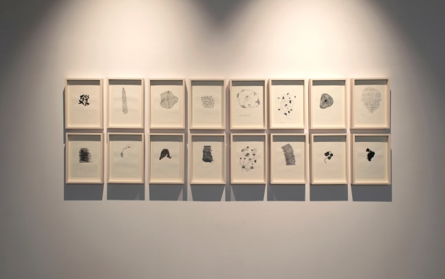 Untitled, 2020
Ink and graphite on paper
11.25" x 8" (Each of 16)
TG 5371