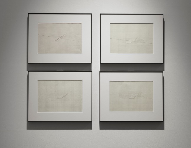 Untitled, ca. 1980s
Graphite on graph paper

7&amp;quot; x 9.75&amp;quot; (each of 4)