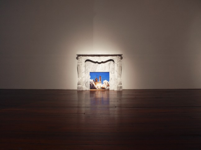 The Marble Hearth,&amp;nbsp;2010

Marble fireplace with acrylic on board

45&amp;quot; x 57&amp;quot; x 12&amp;quot;