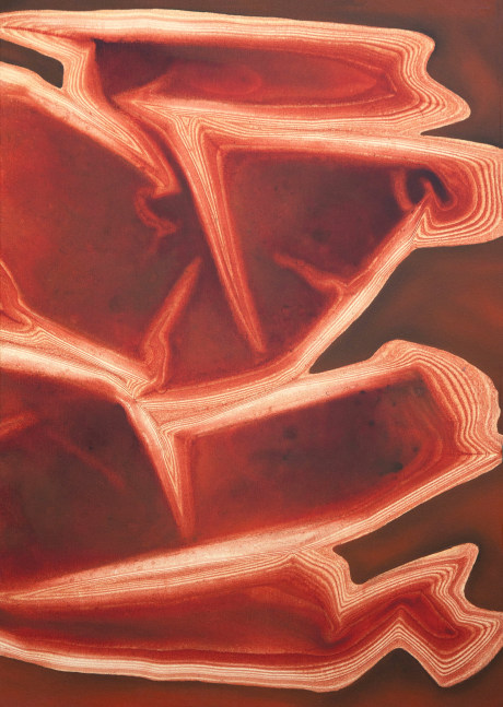 Trace,&amp;nbsp;2024
Pigment, ink and oil on canvas
27.5&amp;Prime; x 20&amp;Prime;&amp;nbsp;
TG 5041