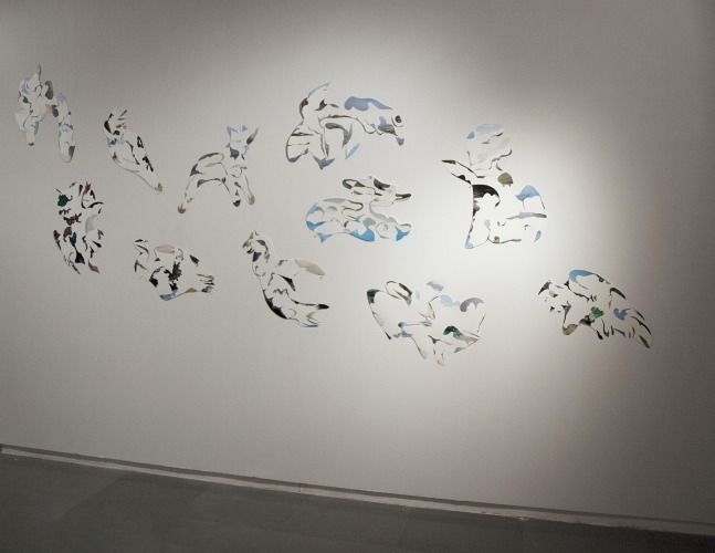 Disco-very, 2015
Collage on paper
Dimensions Variable (In 11 parts) 