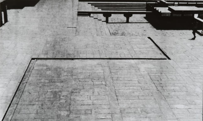 Untitled, ca. 1975
Black and white photograph
8.8″ x 14.2″