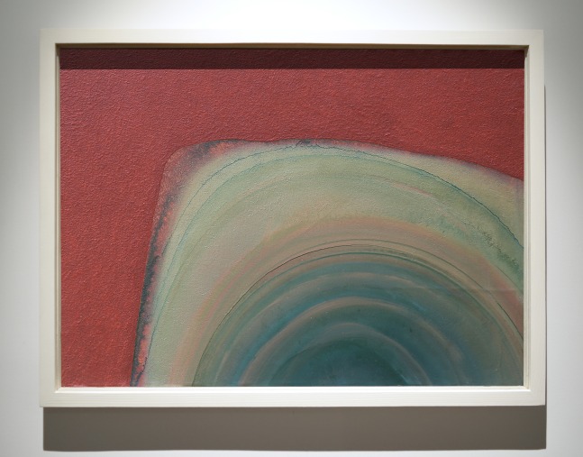 Untitled, 2018-19
Clay and pigments on canvas / 23 1/2” x 31 1/2"