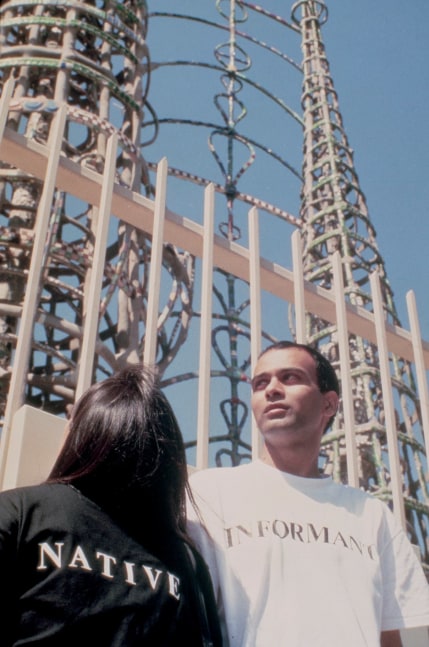 Al-An deSouza and Yong Soon Min
Alter Idem/Performing Personae: Watts Towers, 1994/2024
Performance documentation, digital inkjet print
16" x 12"