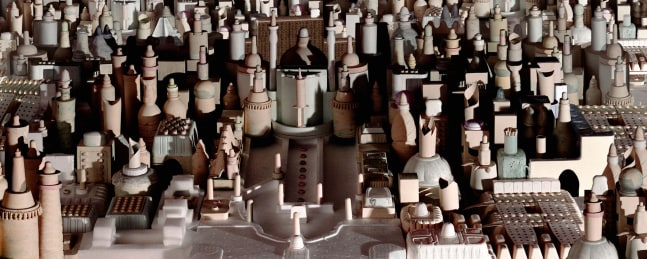 shadows cross Madinat al-Salam, 2003
C-Print on Aluminum
50” x 20”