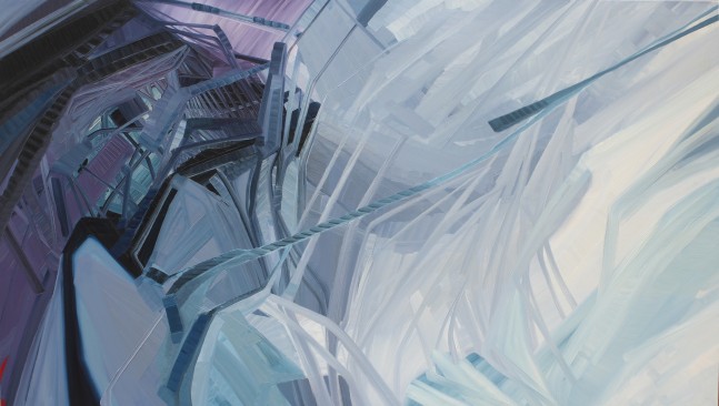 More or less like this, 2012
Oil on canvas
48” x 84”