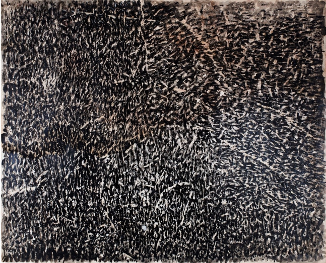 Untitled, 1981
Poster paint on paper
26 3/4" x 32 3/4"