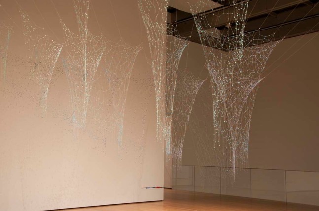 Ranjani Shettar
Just a bit more, 2006
Hand-molded beeswax, pigments, and thread dyed in tea
288" x 432" x 144"
TG 1291