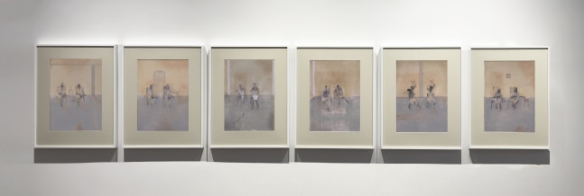 Being with oneself I-VI | 2022-2023
Paper pulp, acrylic, oil, pigmented ink, canvas on board
16" x 11" | Framed: 23.5" x 18" (Each of 6)
TG 4851