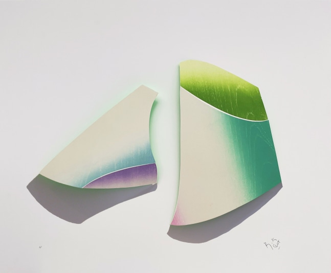 Conversations,&amp;nbsp;2021
Three-dimensional woodcut print and acrylic
21&amp;Prime; x 25 1/2&amp;Prime; | Framed 22&amp;Prime; x 26 1/4&amp;Prime;
Edition of 3