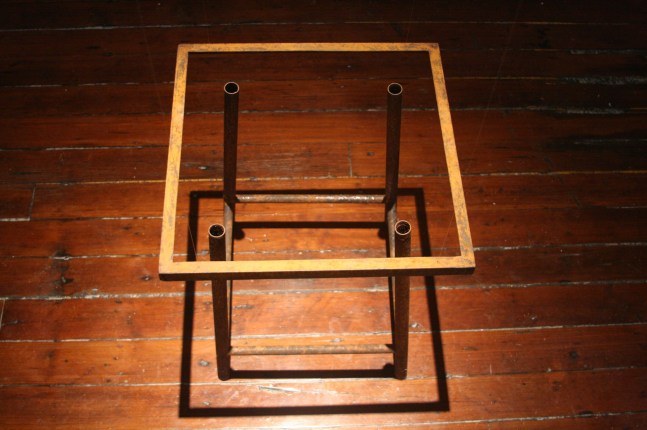Lost Link, 2007
Iron and fishing line
18" x 16" x 16"