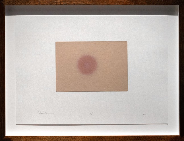 Alwar Balasubramaniam
L.S. II, 2021
Silkscreened earth
Edition of 9
Paper 11.75” x 16.5” | Image 5.5” x 7.5”
Framed 15” x 19.5”
TG# 4378