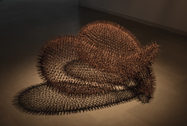 Oomph, 2009
Ground and welded cycle spokes
28" x 28" x 48"