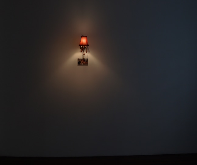 Untitled,&amp;nbsp;2010

Wall lamp, acrylic on board

6&amp;quot; x 4&amp;quot;&amp;nbsp;