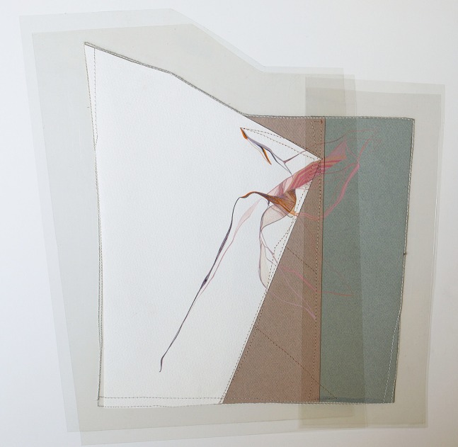 Sheila Makhijani
Like This You Mean, 2009
Gouache, cotton thread on paper, plastic sheets
17 1/2" x 15 1/2"
TG 2129