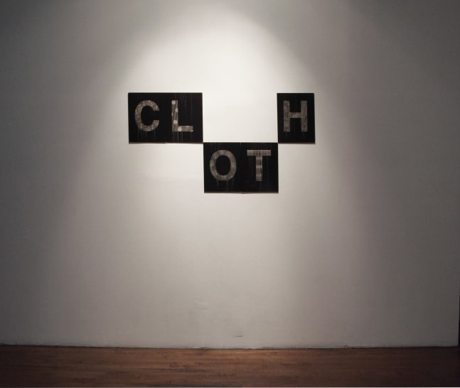 Hasnat Mehmood
Cloth,&amp;nbsp;2009
Drawing on scratchboards (Each of 5, 11&amp;quot; x 14&amp;quot;)
28&amp;quot; x 55&amp;quot; overall